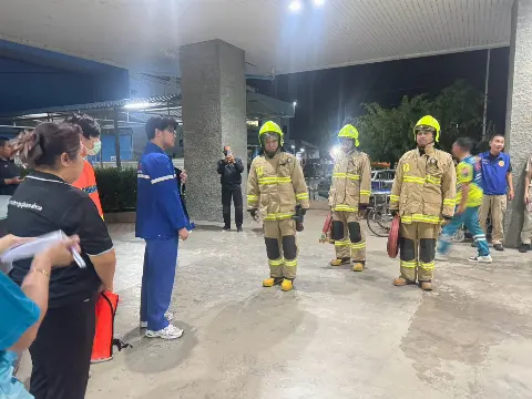 โรงพยาบาลบางปะอิน จัดซ้อมแผนป้องกันและระงับอัคคีภัย ประจำปี 2569
